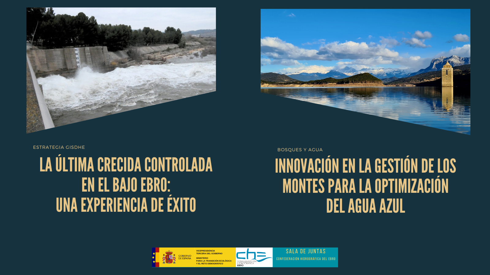 Imagen noticia - Próximas jornadas organizadas en la Confederación Hidrográfica del Ebro