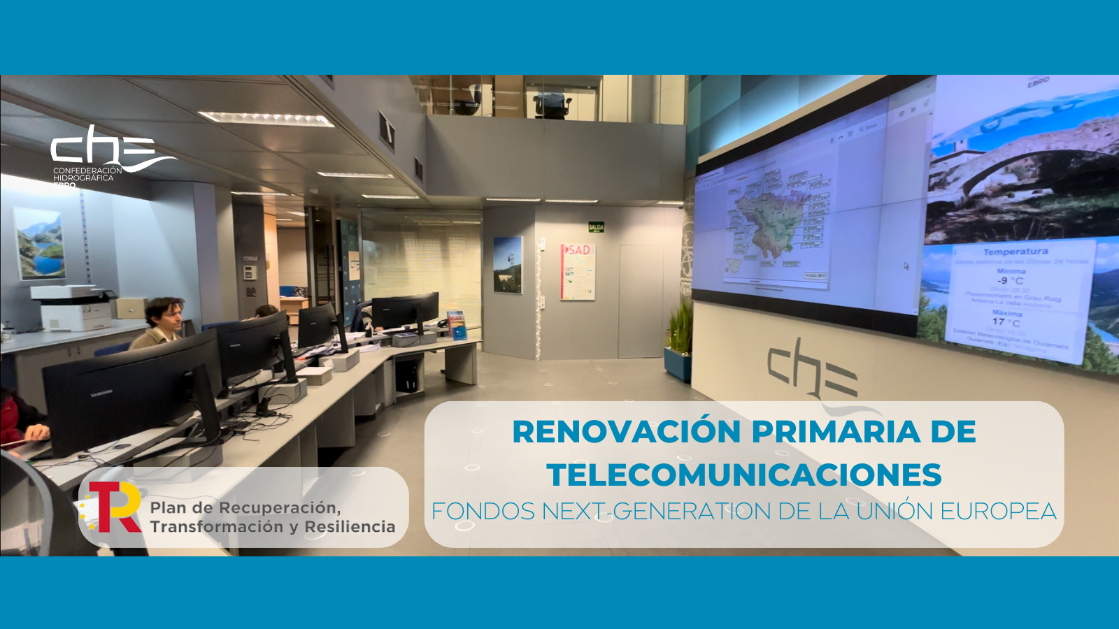 Renovación de la red primaria de telecomunicaciones para una gestión más eficiente del agua en sus infraestructuras