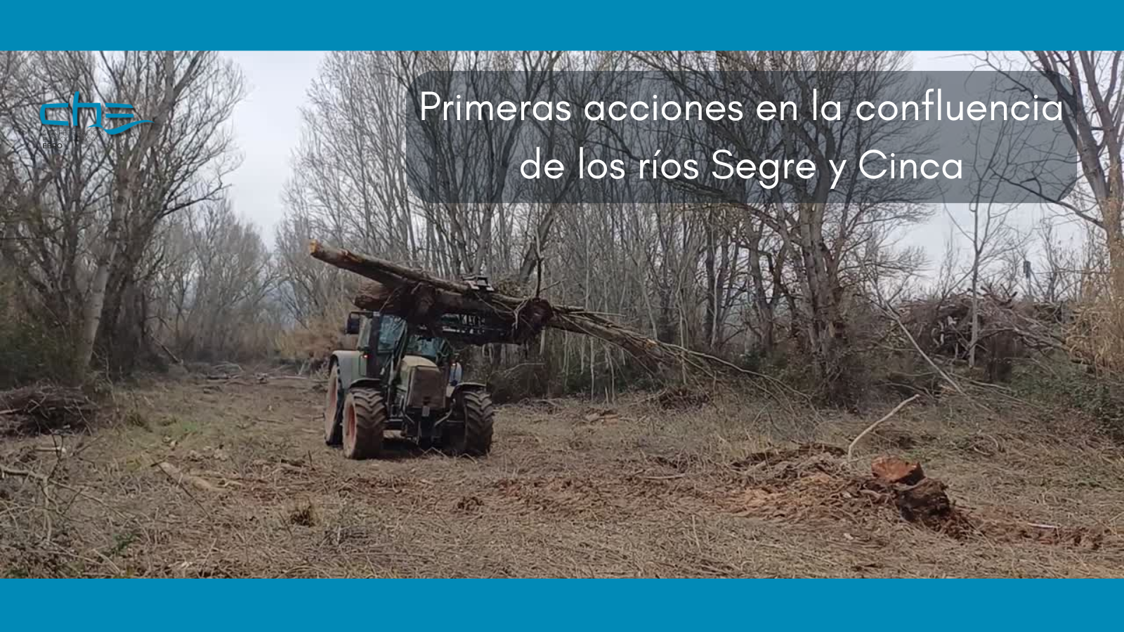 Imagen noticia - Comienza la adecuación morfológica del cauce en los términos municipales de Torrente de Cinca, Massalcoreig y La Granja d'Escarp