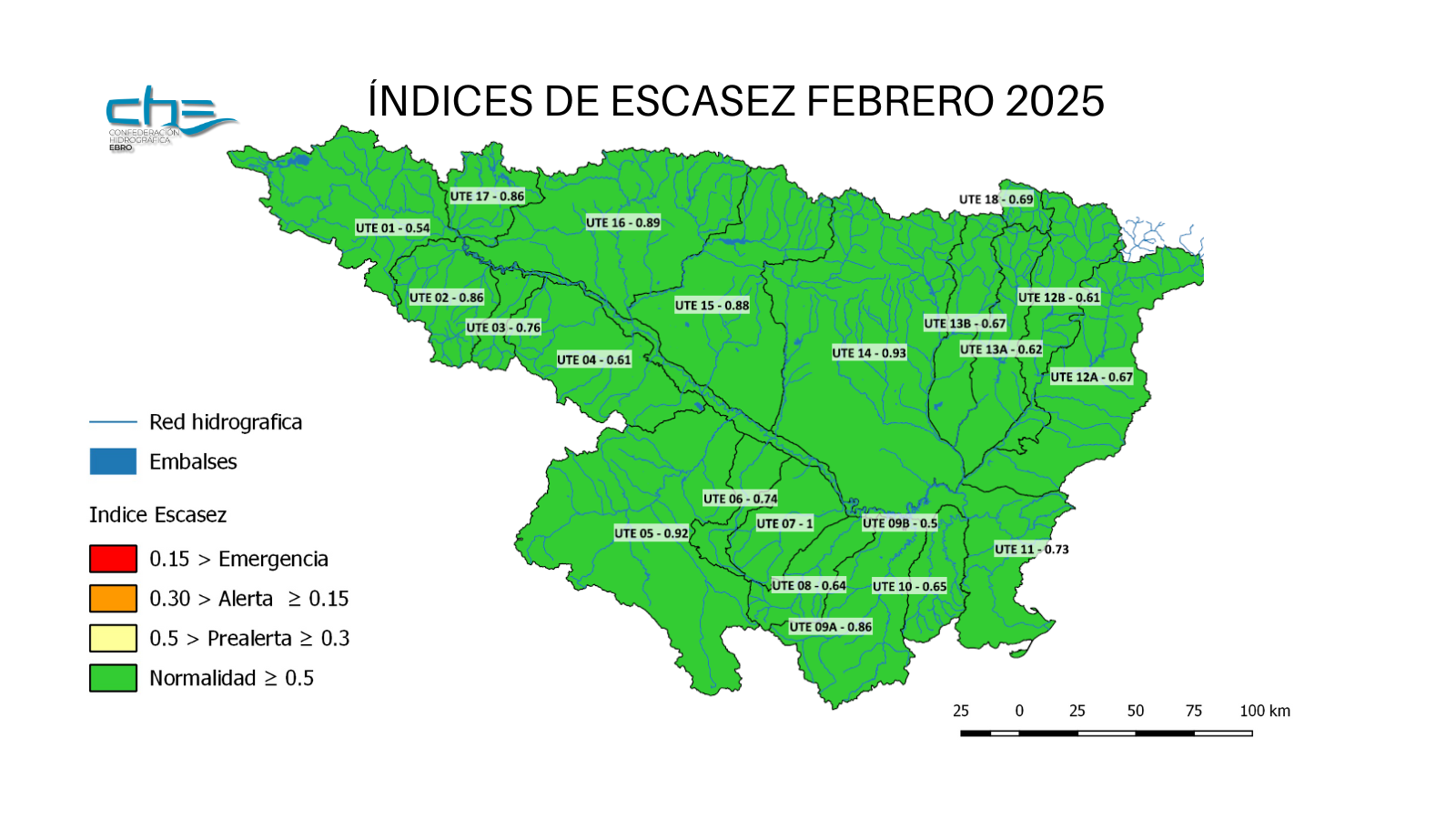 Imagen noticia - Informe índices de sequía a 28 de febrero de 2025